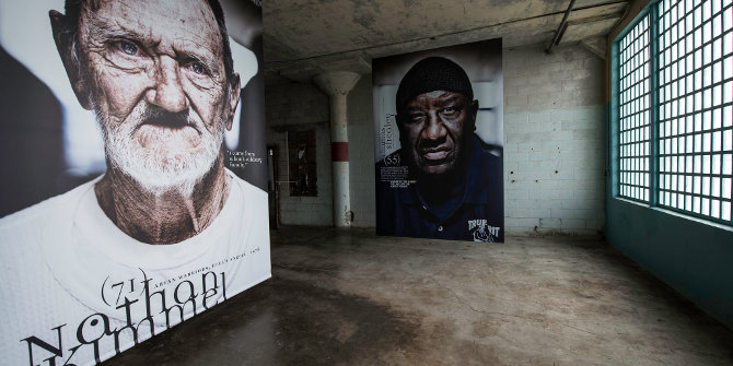 Alcatraz - Prisoners of Age. An exhibition of older incarcerated prisoners in the US penal system. Credit: mattharvey1 (Flickr, CC-BY-ND-2.0)